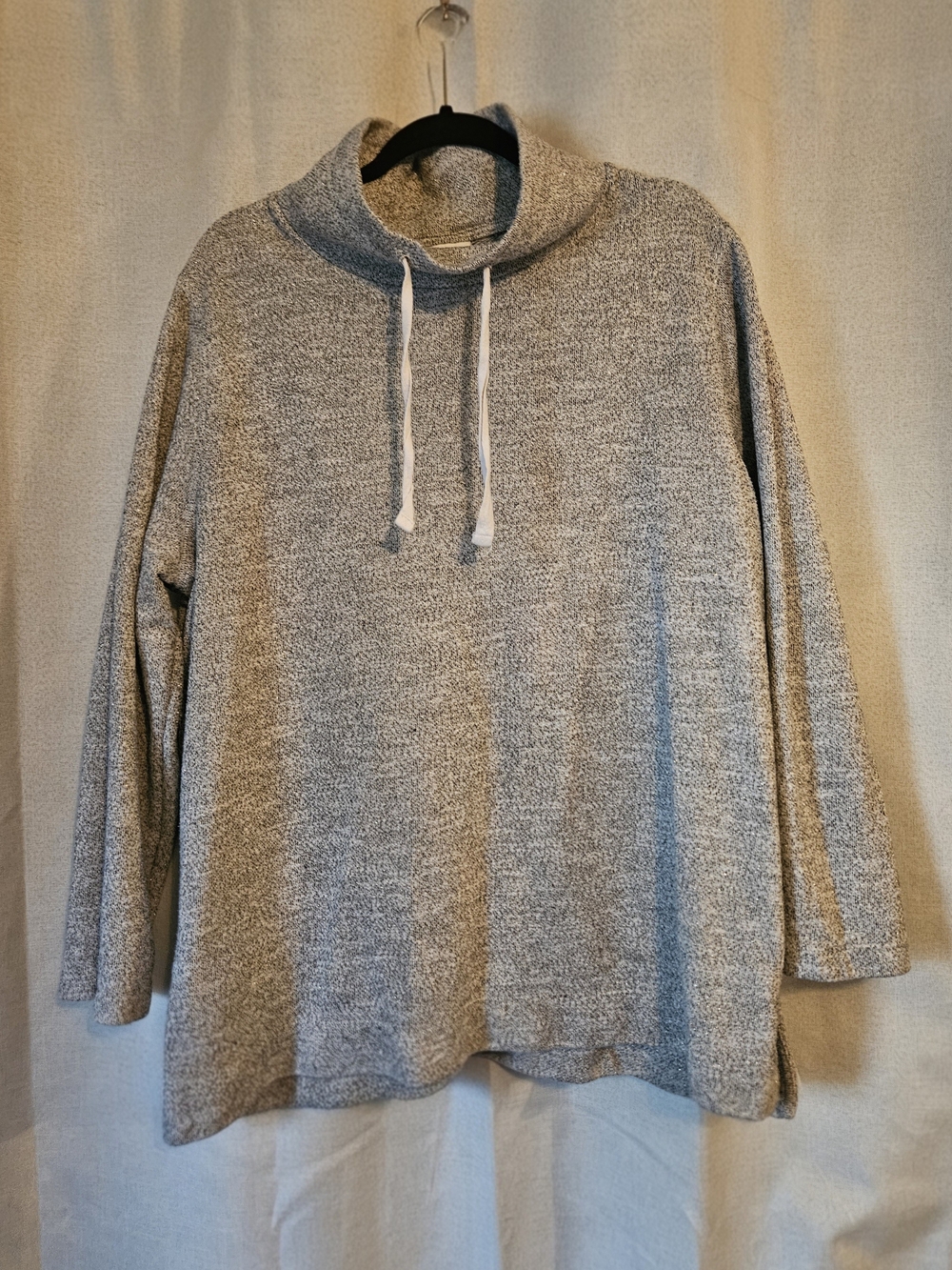 Ava & Viv Heather Gray Cowl Neck Pullover Sweater